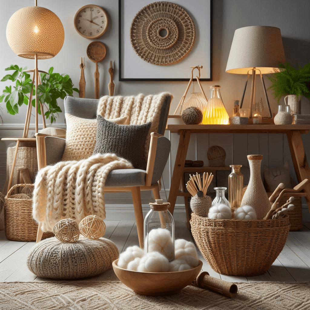 Wool craft decor home